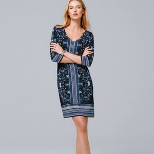WHBM 4-Way Reversible Knit Shift Dress - S